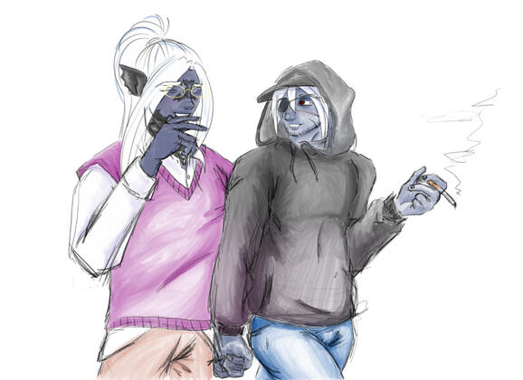 Szordrin and his husband Saikhan by me