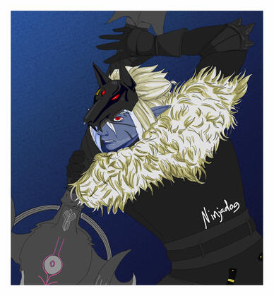 Szordrin with sword by me